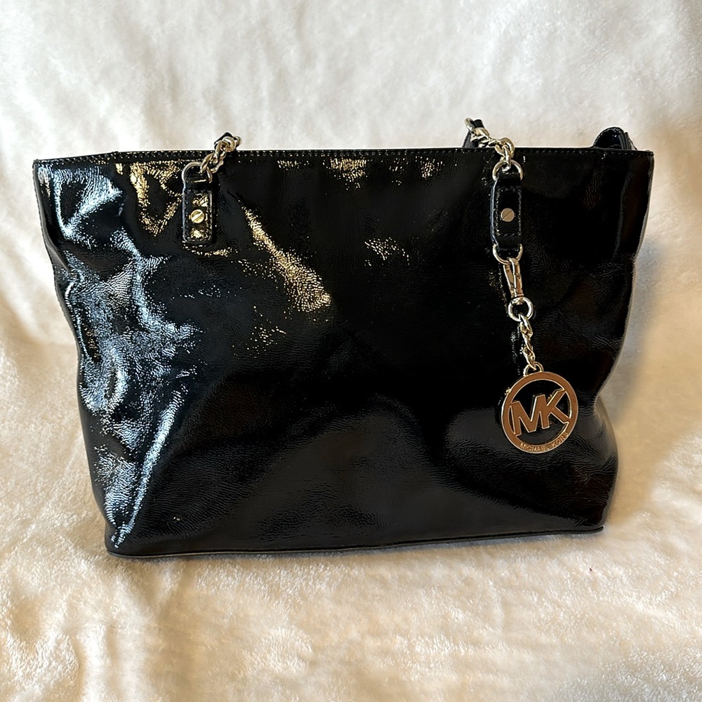 Michael Kors Jet Set Patent Leather Tote